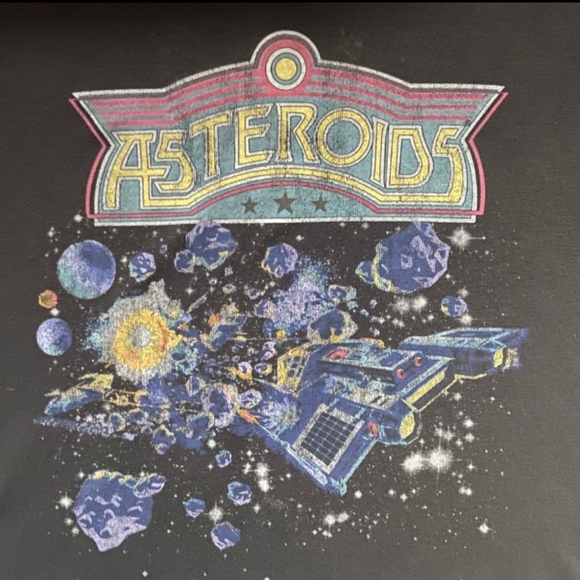 🎨ASTEROID retro Medium Junk Food crop top - Picture 2 of 7